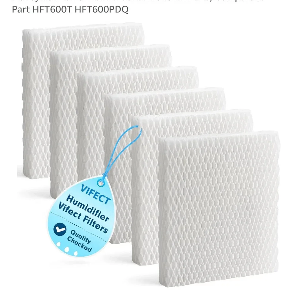 6 Pack Humidifier Wicking HFT600 Filters T Compatible with Honeywell Tower